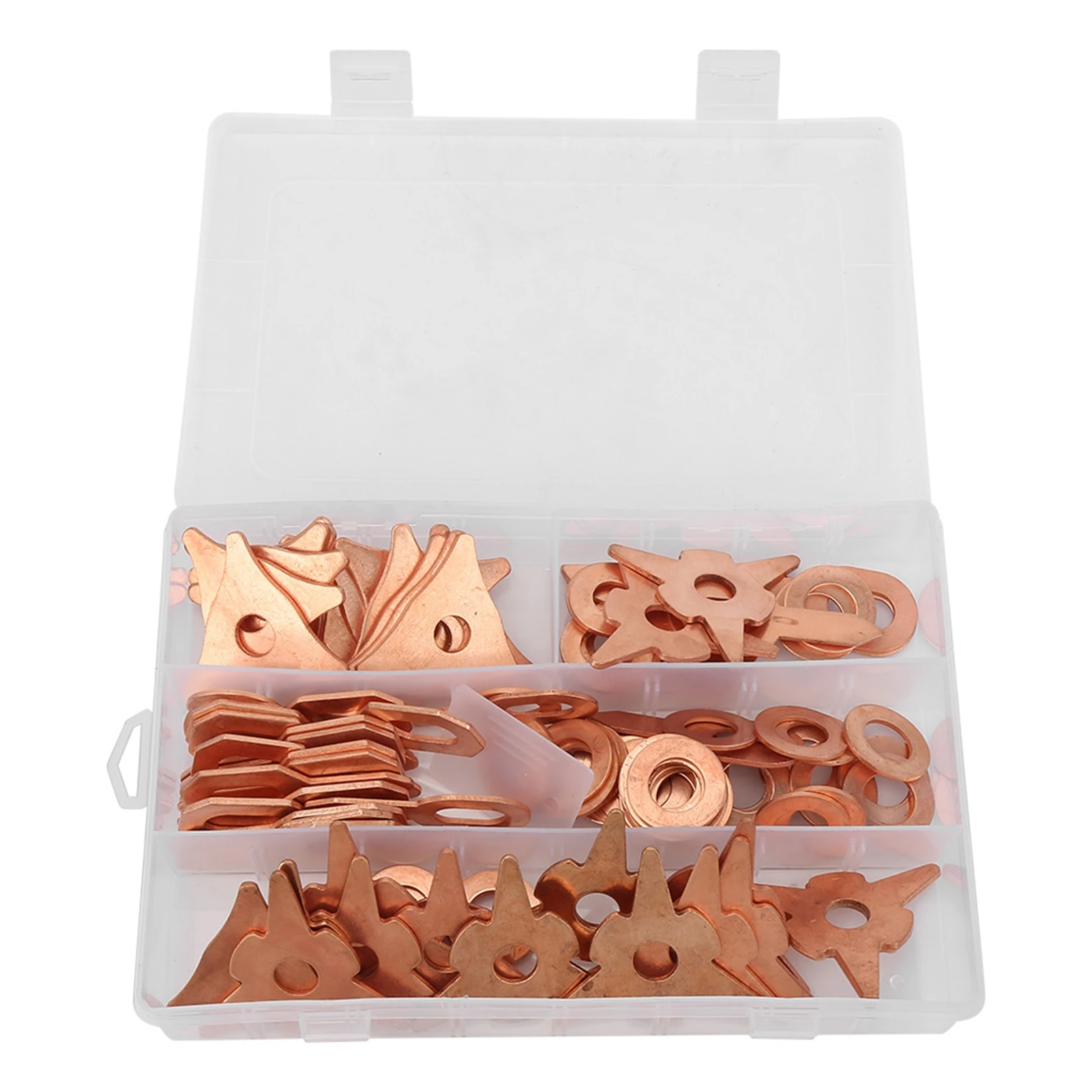 

110pcs Dent Pulling Puller Rings Triangle OT Round for Car Body Welding Repair Tool Set Triangle Dent Pulling