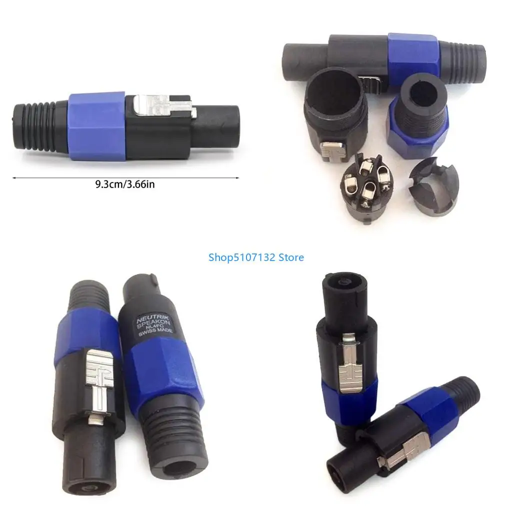 

87HD Speakon Cable Connector for NL4FC Speakon 4Pole Plug for Stage, Studio, KTV