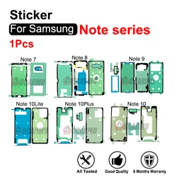 Fullset Sticker For Samsung Galaxy Note 8 9 7 10 Plus 20 Ultra Front LCD Back Battery Adhesive Glue For Note 10Lite Replacement