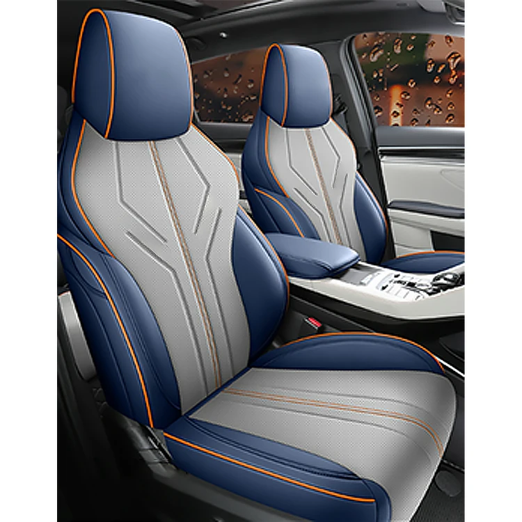 Car Accessories Four Seasons New Custom Luxury Design Leather  Seat Cover for Byd Song Plus Ev