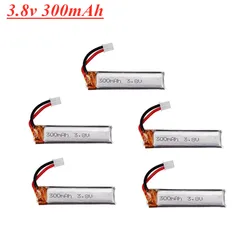 5PCS 1S 300mAh 3.8V 30C/60C 4.35V LiHV Lipo Battery PH2.0 Plug for UK65 Mobula7 Snapper 65S Drone