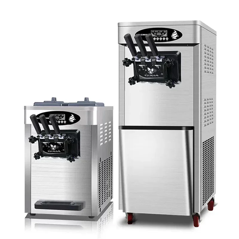 

Ice Cream Machine for GQ-618STB 1800W Commercial Desktop Vertical Small Automatic Home Soft LCD Panel Puffing Maker Countertop
