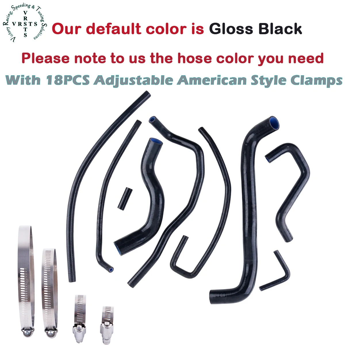 

9PCS For CHEVY CORVETTE 5.7L LT1 V8 1991-1996 High Performance Car Auto Tools Silicone Radiator Hose Kit Coolant Pipe Tube 3PLY