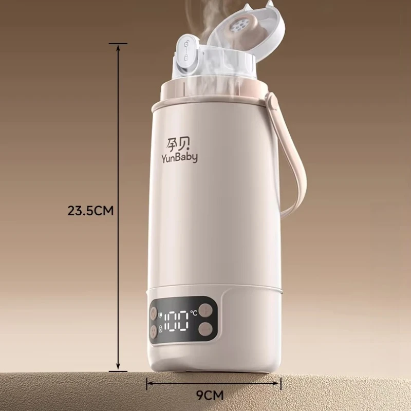 Baby Outdoor Bottle Warmer, Wireless Portable Water Boiler, Travel Formula Heater, Compact Infant Feeding Thermos