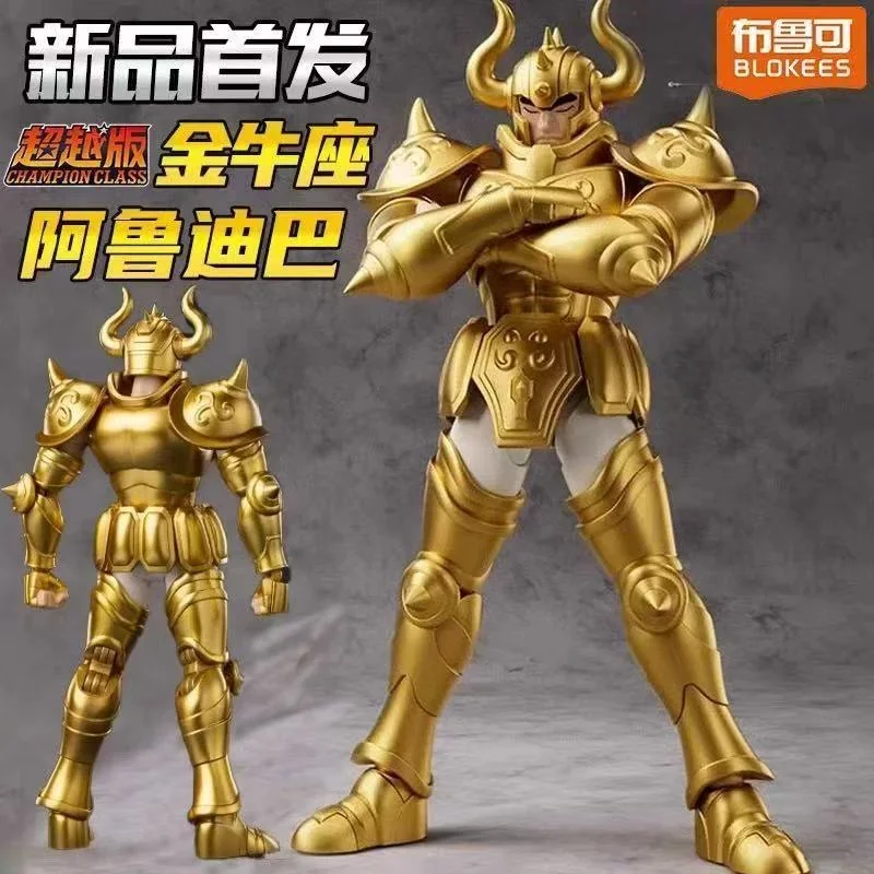 

Blokees Saint Seiya Taurus Aldebaran Фигурка Чемпион Класс Игрушка Сборка Модель Комплект Модель Кукла Коллекция Рождественские Подарки