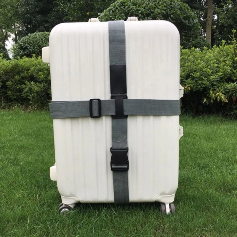 Sangles valise à bagages pratiques, ceintures valise réglables unisexes avec boucle