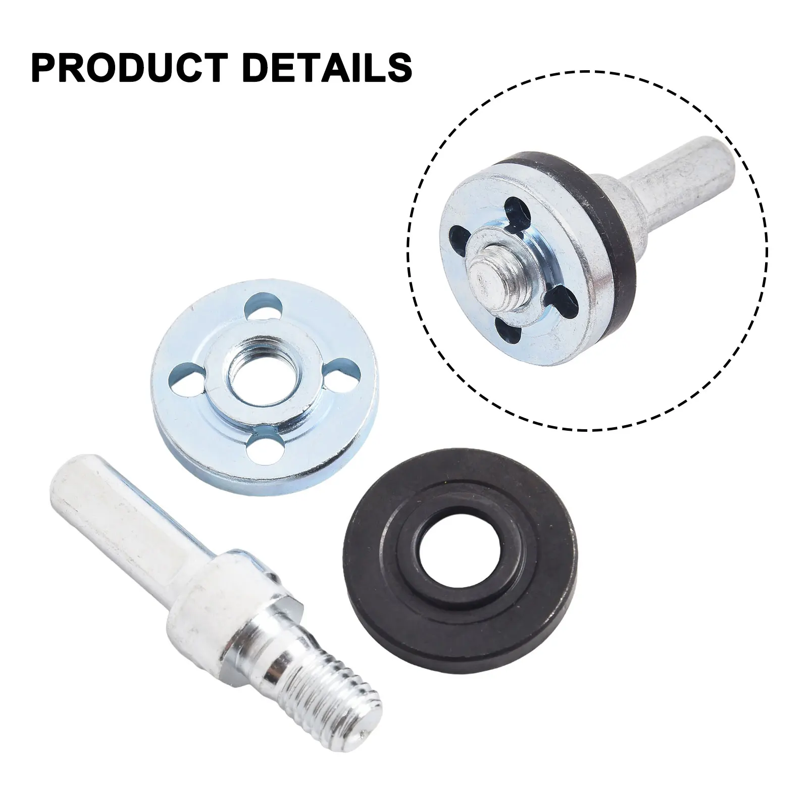 Electric Drill Adapter to Angle Grinder 10mm Shank Steel Converts Corded and Cordless Drills for Enhanced Functionality
