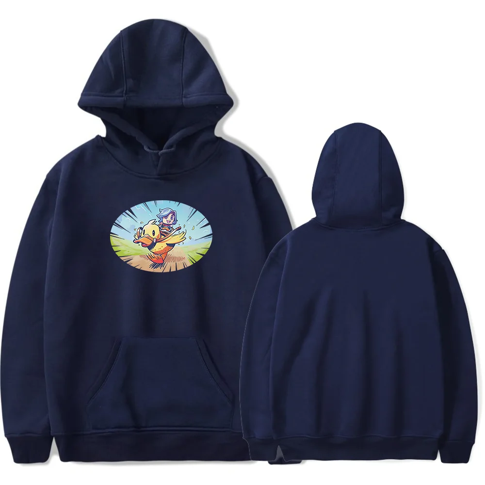 Meta Runner Wild Tari Duckie Hoodie 2026 Merch Kawaii Duck Print Pullover for Men and Women view 2