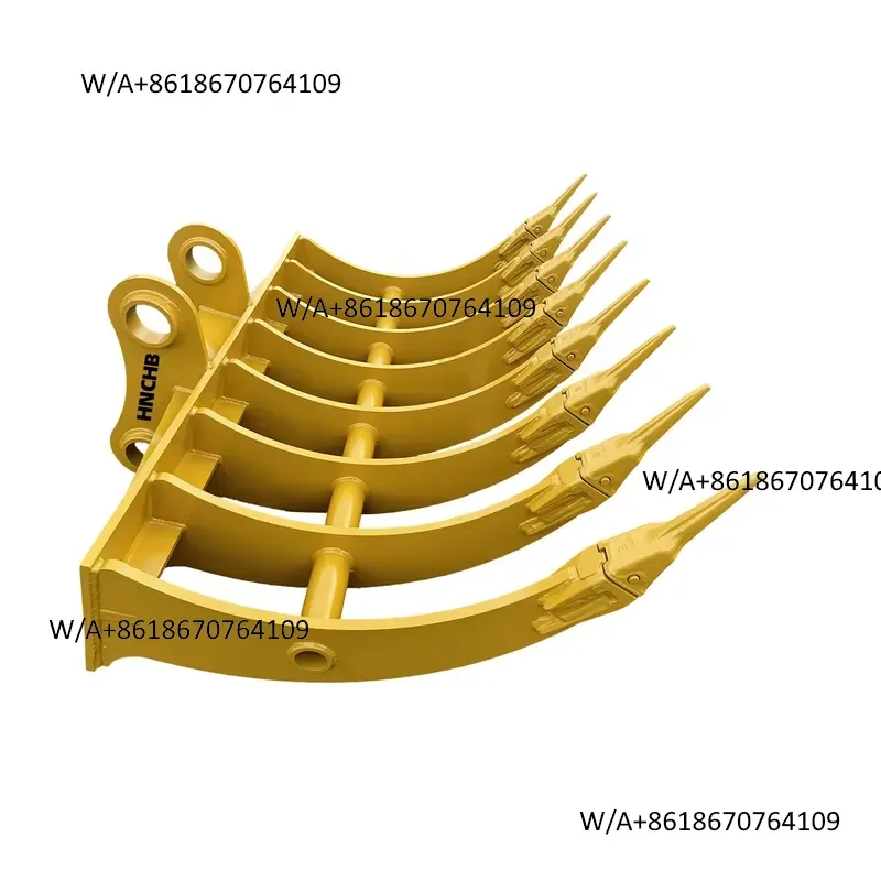 Suitable for High-strength Wear-resistant Ripper Rake with Teeth for Excavator
