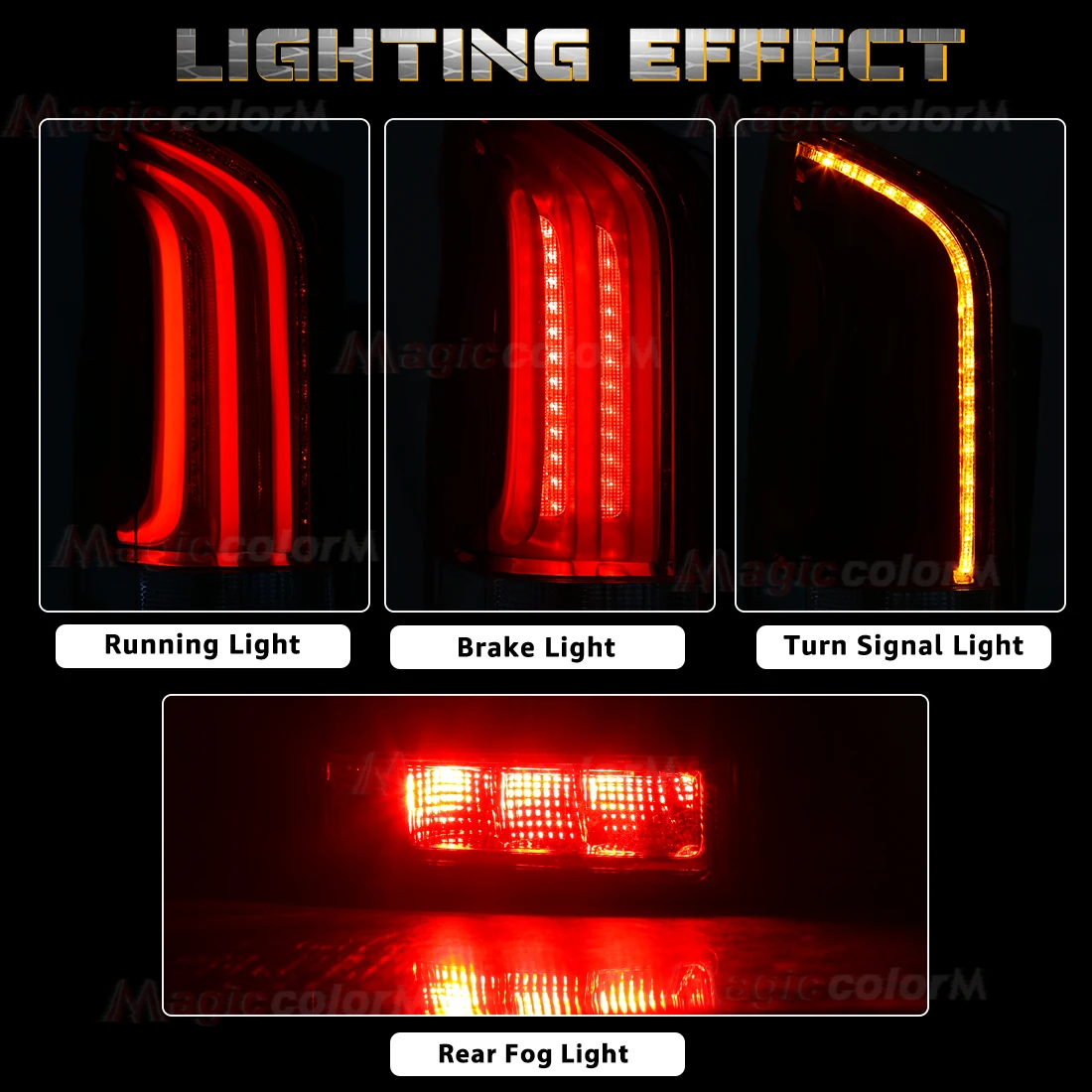 Lâmpada traseira led para benz vito w447 v-class v220d v250 2014 2015-2020 luzes traseiras de freio traseiro luz de sinal de volta de condução a 4478200664