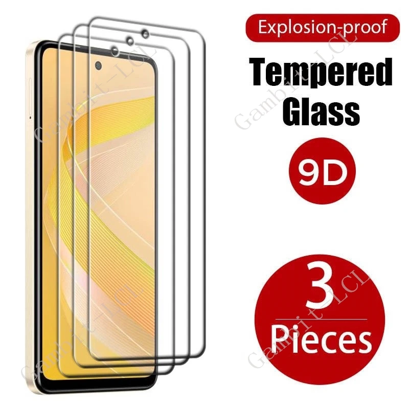 3PCS For Infinix Smart 8 Pro Tempered Glass Protective On Smart8Pro Plus HD Smart8 8Plus 6.6\