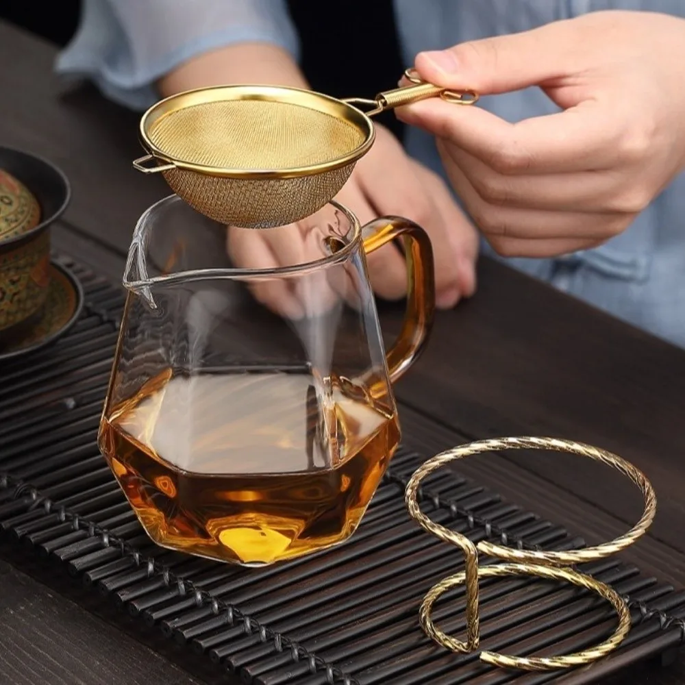 

Fine Mesh Stainless Steel Tea Strainer High Temperature Resistance Rust-Proof Mesh Strainer with Handle Handheld Matcha Sifter