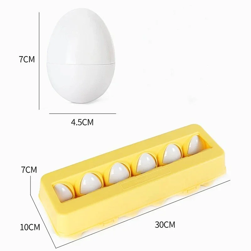 Montessori Kinder Frühe Bildung Lernen Smart Ei Spielzeug Kinder Farbe Form Erkennen Passenden Sortierer Puzzle Spiele Spielzeug Geschenke