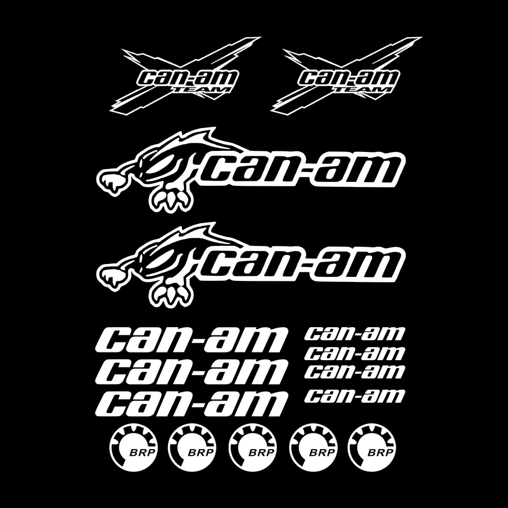 26*20cm Car stickers Bodywork Cover Scratches for Can-am Canam Team BRP Renegade Outlander  Waterproof