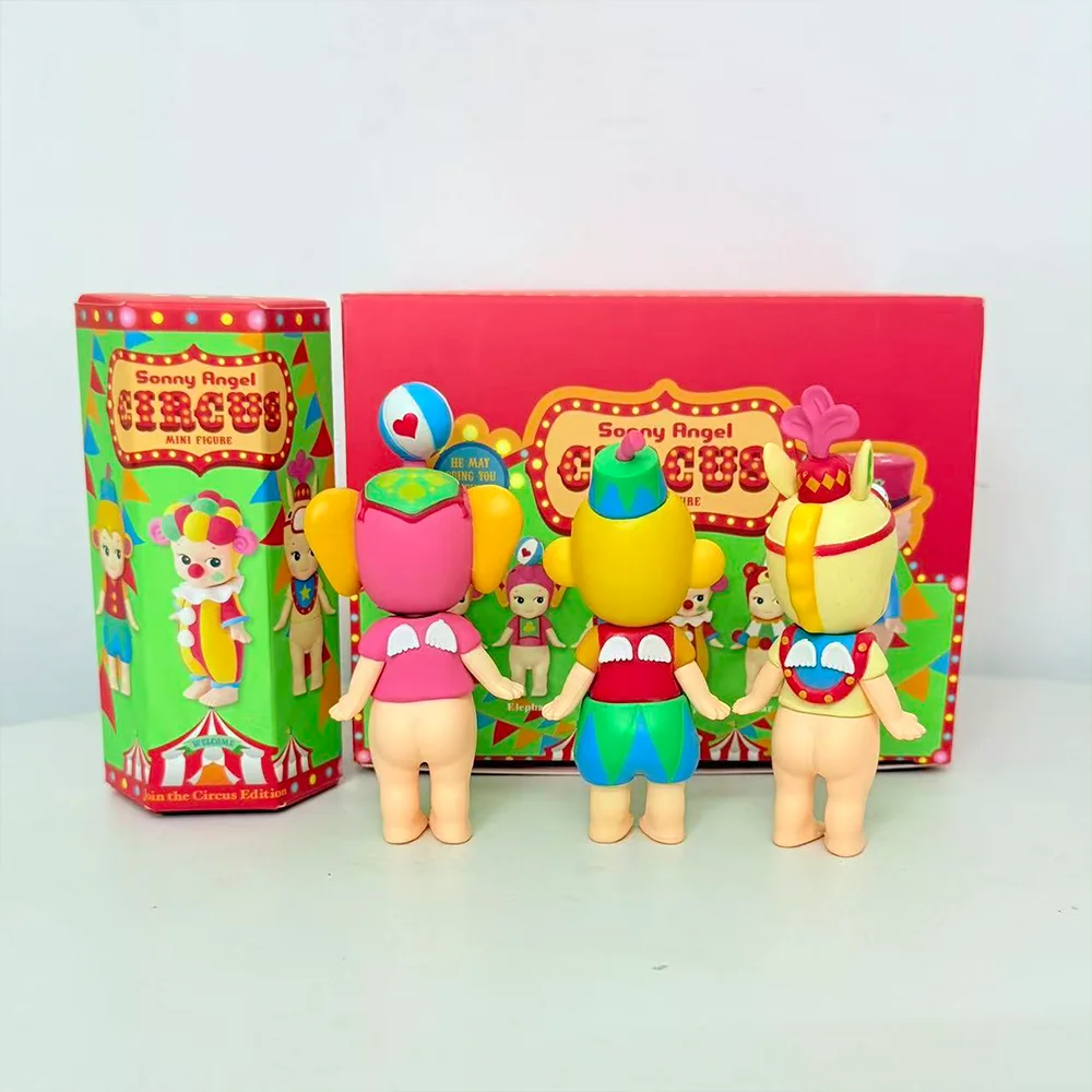 Hoge kwaliteit nieuwe engel mini figuur circus serie blinde doos tweede generatie mini anime decoratieve kinderverrassingscadeau