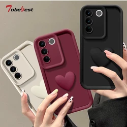 Love Heart Silicone Camera Lens Protective Case for Samsung Galaxy A13 A23 A33 A53 A73 A12 A22 A32 A42 A52 A72 4G 5G Phone Cover