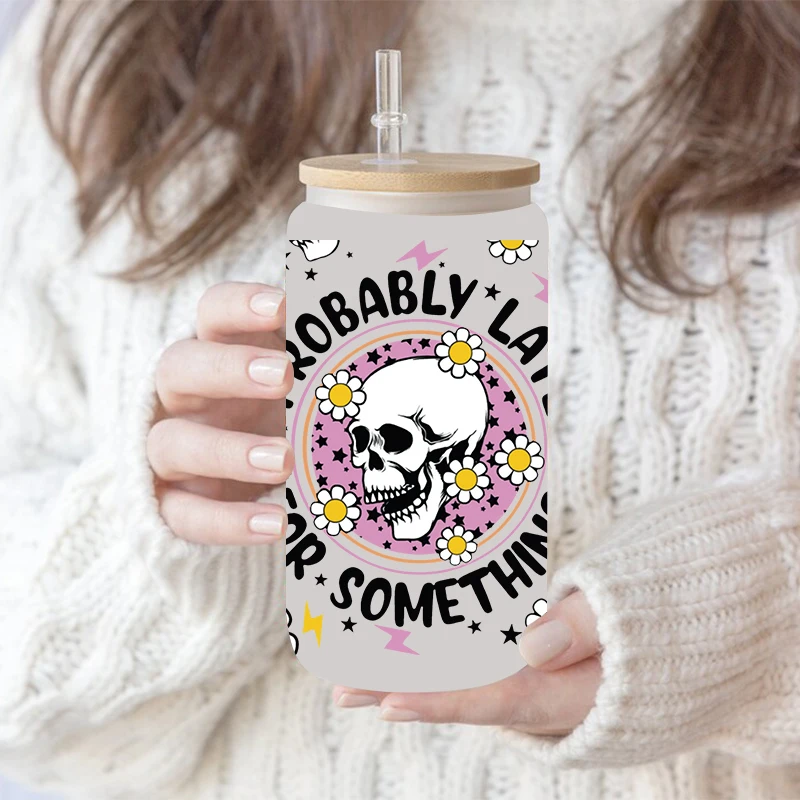 UV DTF Transfers Stickers, 16oz, Cup Wraps, Mexican Style Printed, DIY Glass Ceramic Metal Leather, Etc. D4860