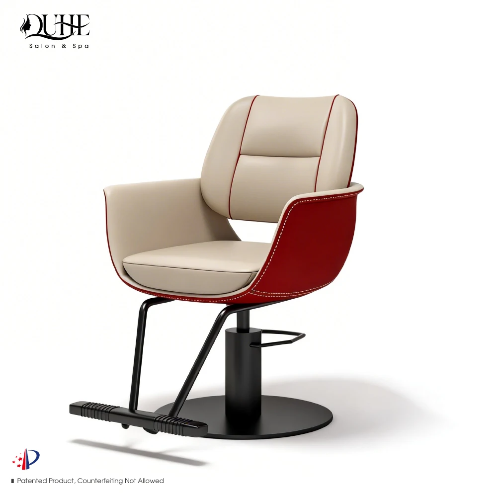 Modern beauty salon equipment Recumbent hair styling chair Hydraulic pump Rotary salon Shaving chair Barber chair