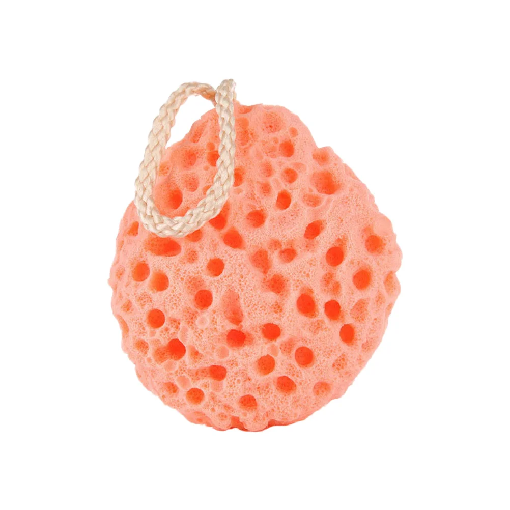 2 قطعة إسفنجة حمام على شكل قرص العسل كرة استحمام ناعمة متينة لترطيب البشرة وتفعيل الخلية كرة استحمام معلقة حزام لكامل الجسم #3