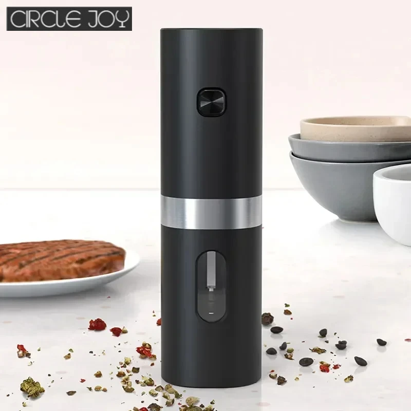 

Circle Joy Electric Automatic Salt and Pepper Grinder Set Gravity Spice Mill Adjustable Coarseness Spices Grinder Kitchen tools