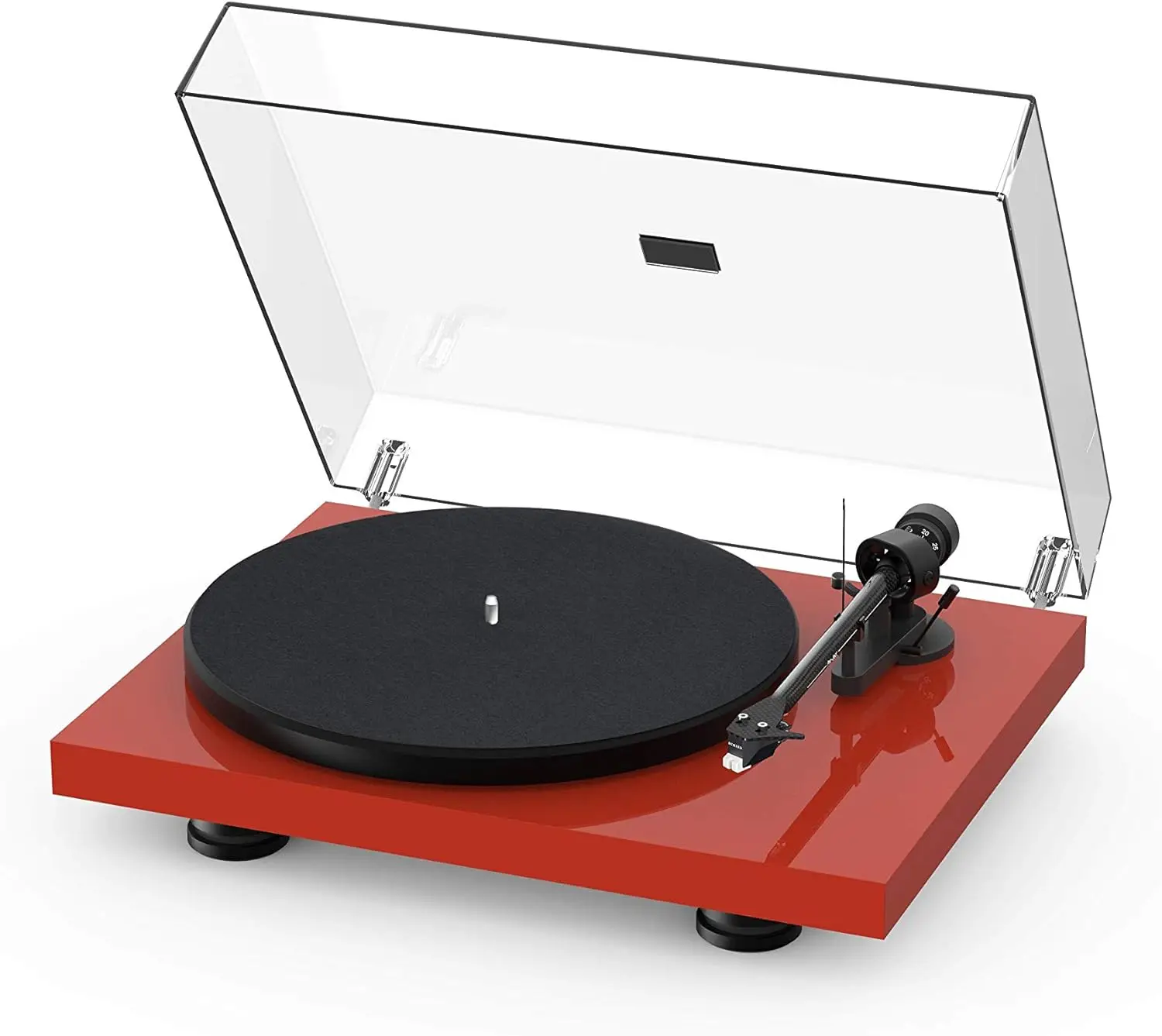 

Audiophile Turntable with Carbon Fiber tonearm, Electronic Speed Selection and pre-Mounted Sumiko Rainier Phono Cartridge