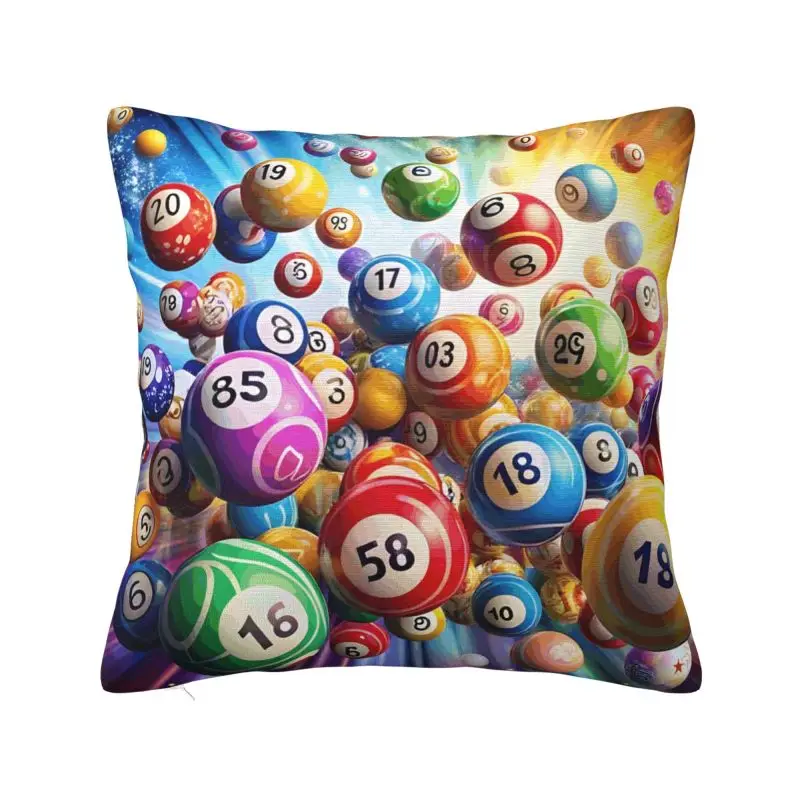Hot Game Best Play Bingo Throw Pillow Covers Home Decor Luxury Cushions Cover For Sofa Car Seat Square Polyester Pillowcase