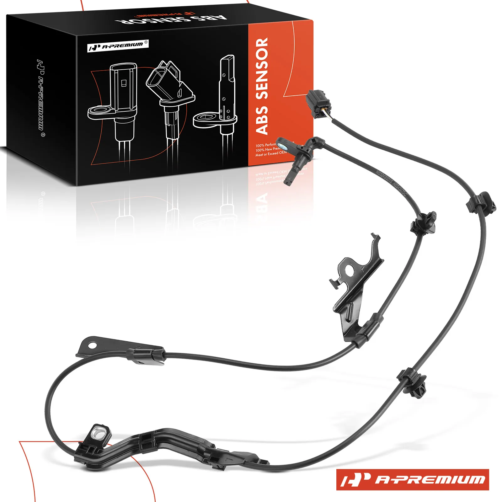 A-Premium Front Driver Side ABS Wheel Speed Sensor for Toyota Prius 2016-2018 Prius AWD-e 2019-2020 Prius Prime 2017-2020