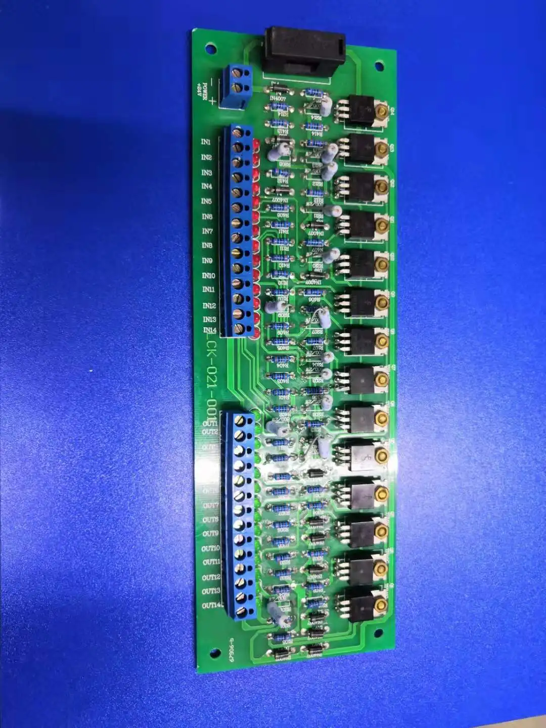 

14 Way Switch Board LCK-021-001 Switch Board for PLC Output of Injection Molding Machine, Bottle Blowing Machine, Etc