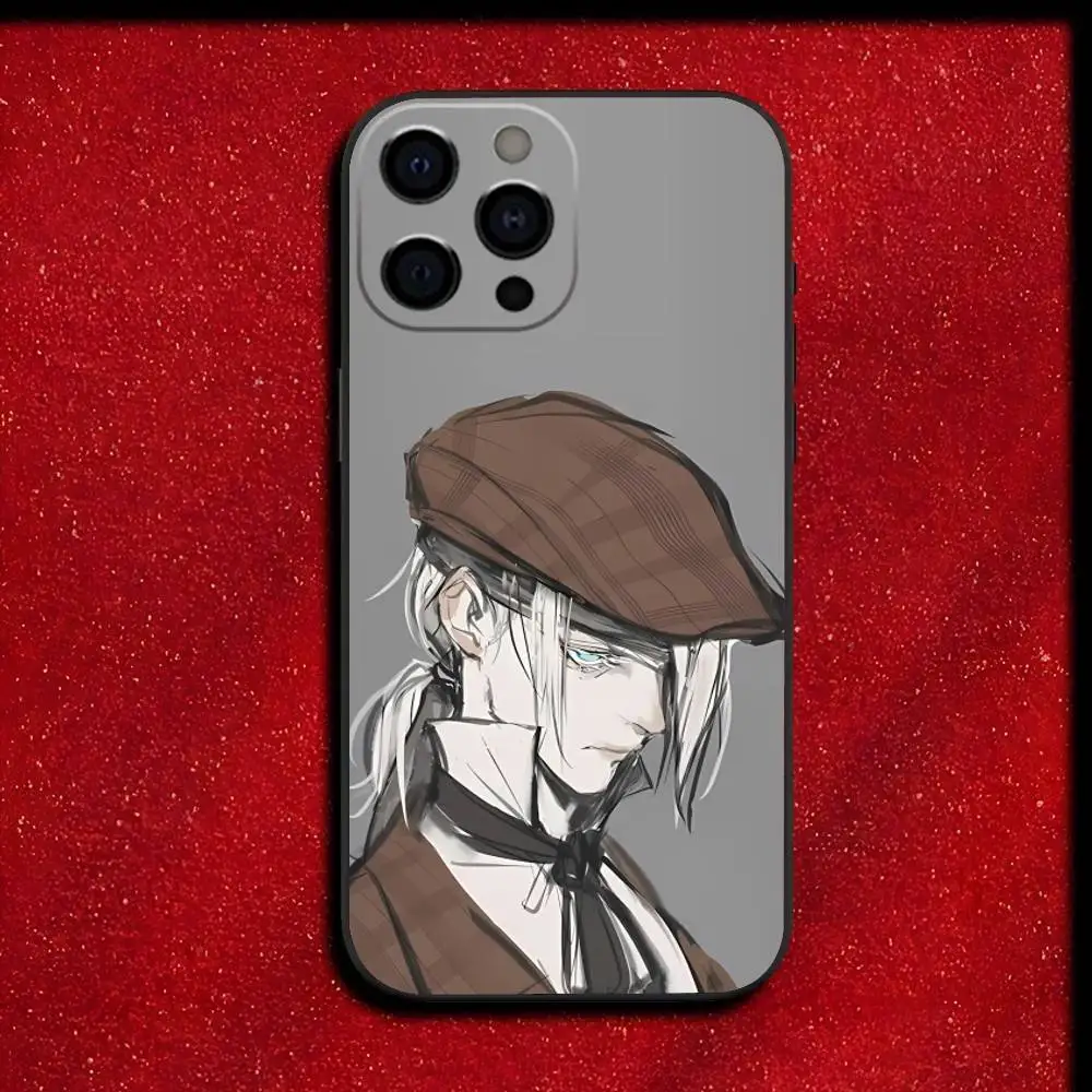 حافظة هاتف Dark Novel Rise W-Will and J-James لهاتف iPhone 17,16,15,14,13,12,11,Pro,Max,Plus,E,SE4,Air,Mini Black Cover #4