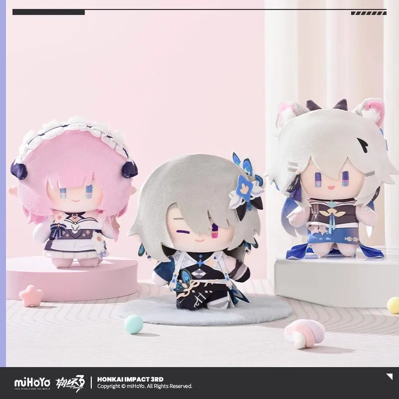 

Game Honkai lmpact 3 Official Genuine Product Heartwarming Plush Series Character Roles Ornament Halloween Christmas 3D DIY Gift