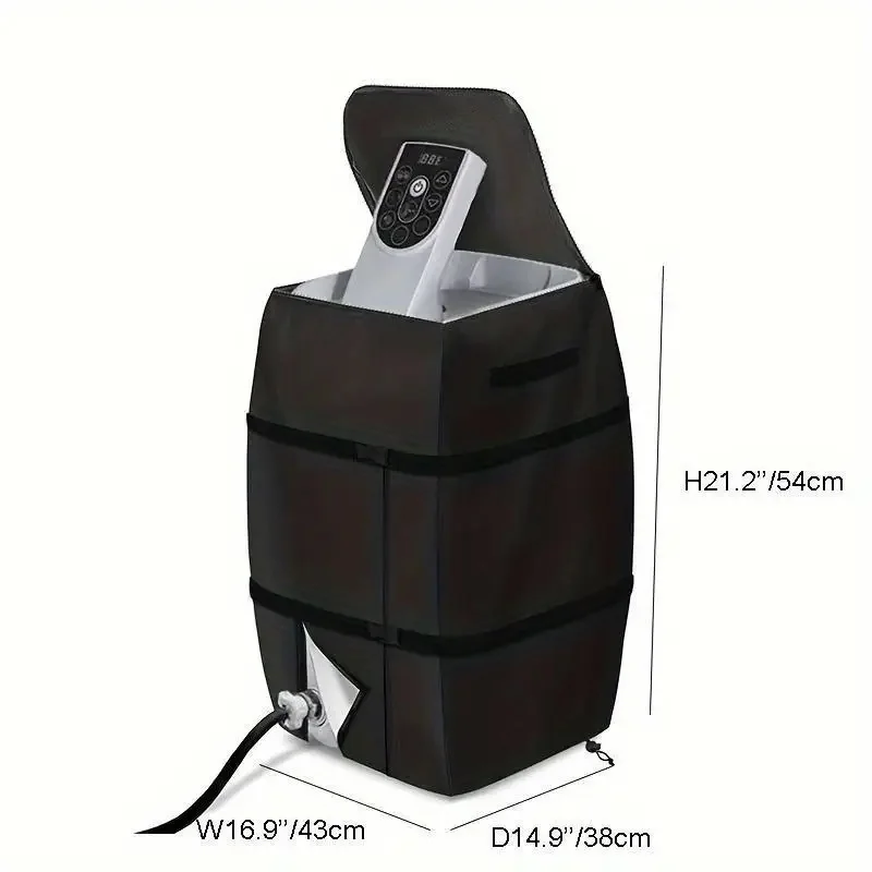 غطاء مضخة سخان الحوض الساخن المعزول - حماية الشتاء لمضخات السبا، متوافق مع أحواض الأطباق الساخنة القابلة للنفخ والعلامات التجارية المتعددة