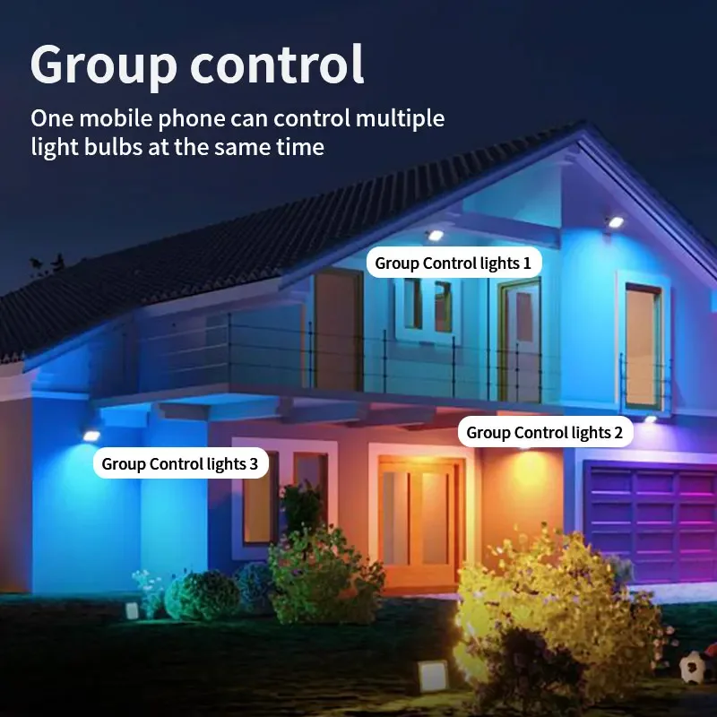 Lampadina LED TNCE Tuya E14 WIFI o Bluetooth, lampade a candela dimmerabili RGB C + W, luce di controllo APP Smart Life, voce con Alexa/Google home