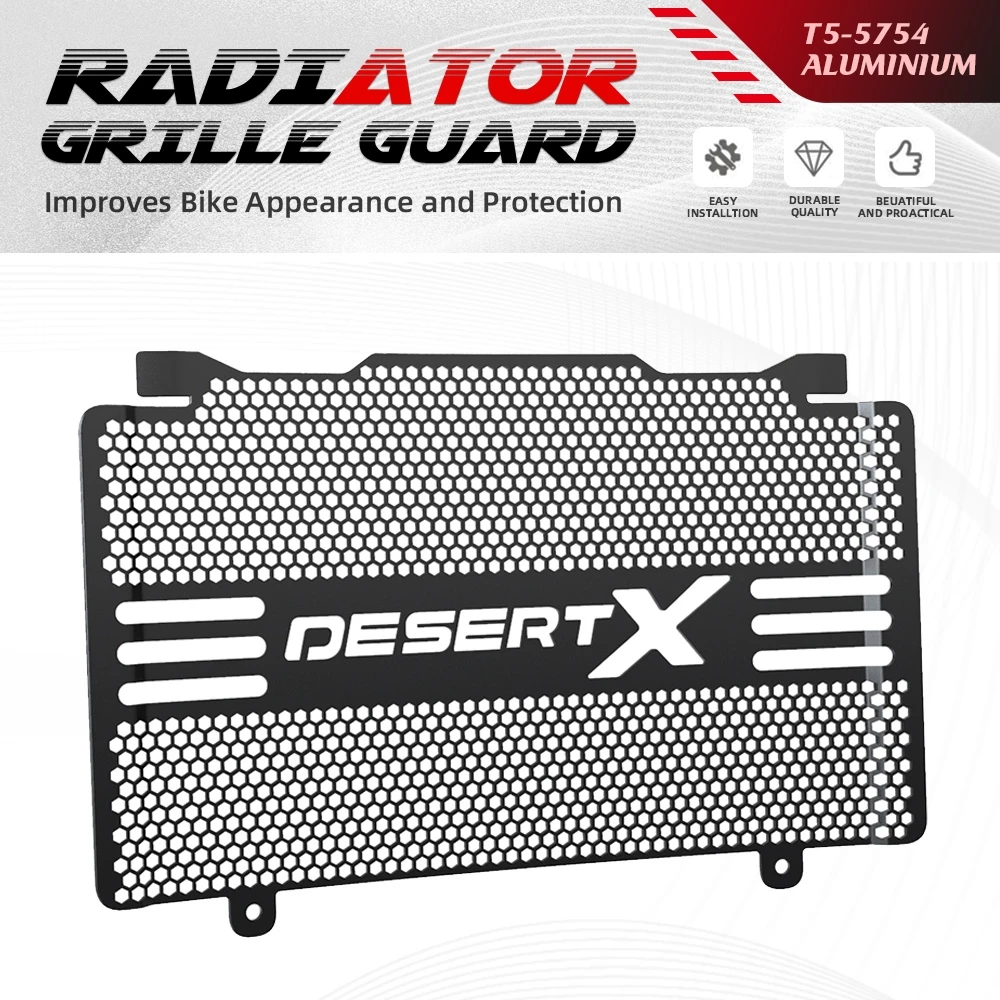 2024 For Ducati Desert X DesertX Desert-X 2022 2023 Motorcycle Radiator Guard Grille Protective Cover Oil Cooler Cover Protector