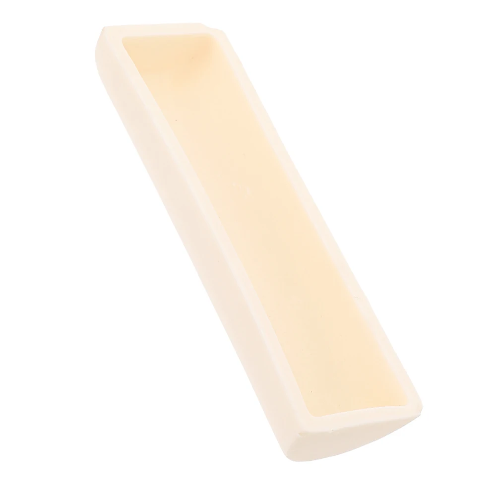 

1pc Corundum Boat 99 Pure Alumina Semiround Bottom Experimental Burning Holder Chemical Sample Tray Lab Furnace Compatibility