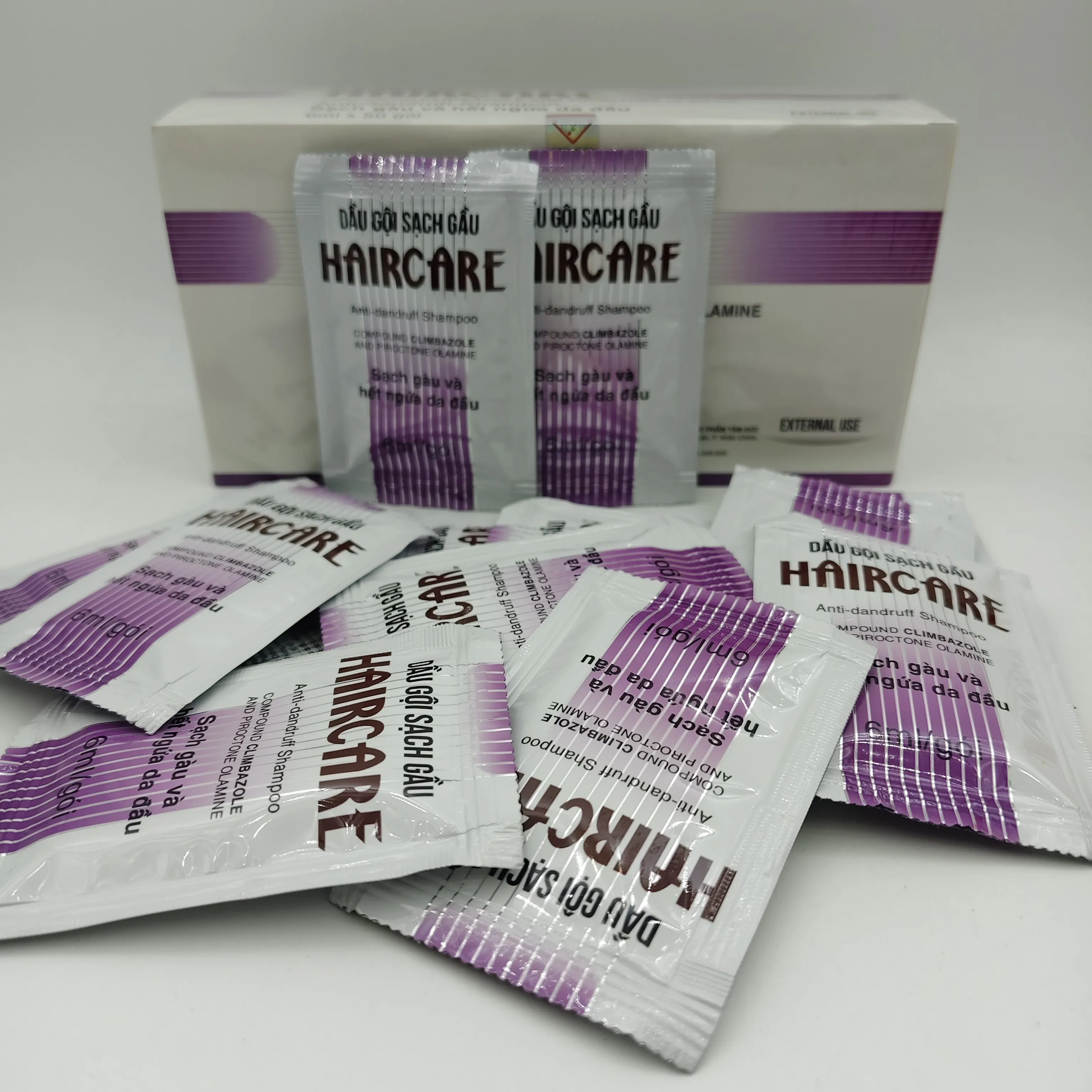 

HAICNEAL Anti-Dandruff & Itch Relief Shampoo 6ml x 10pcs, Soothes Scalp & Reduces Flakes, Gentle Cleansing, Vietnam