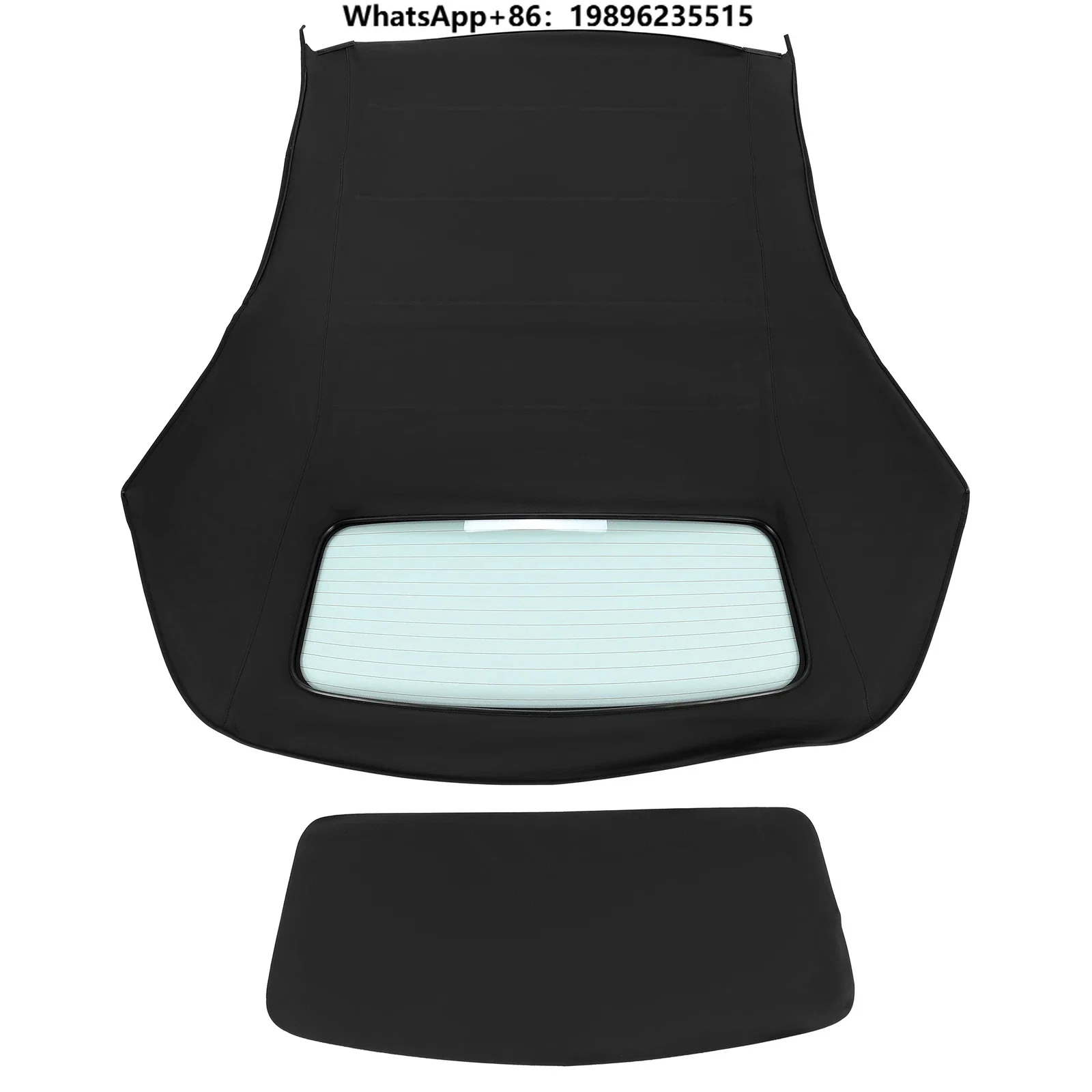 Fits for A4 03-09 Black Convertible Top W/ Heated Glass Window Sailcloth Vinyl
