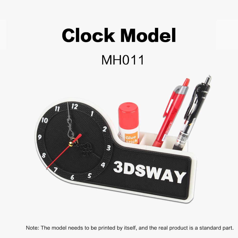 3DSWAY For Bambu Labs Clock Components Kit MH011 Maker's Supply Model Hardware Bambulab 3d printing creative models