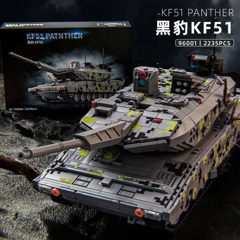 

Germany Military Medium Tank IV Bricks Puzzle Toys WW2 G-Type Panzer Building Blocks Army Car Model Adult Boy Kids Gifts KF51