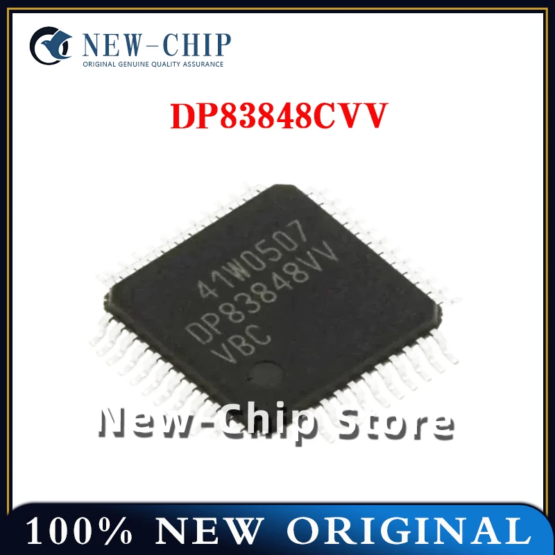 2PCS-50PCS/LOT DP83848CVV  LQFP-48  Microcontroller/MCU chip  New Original  DP83848