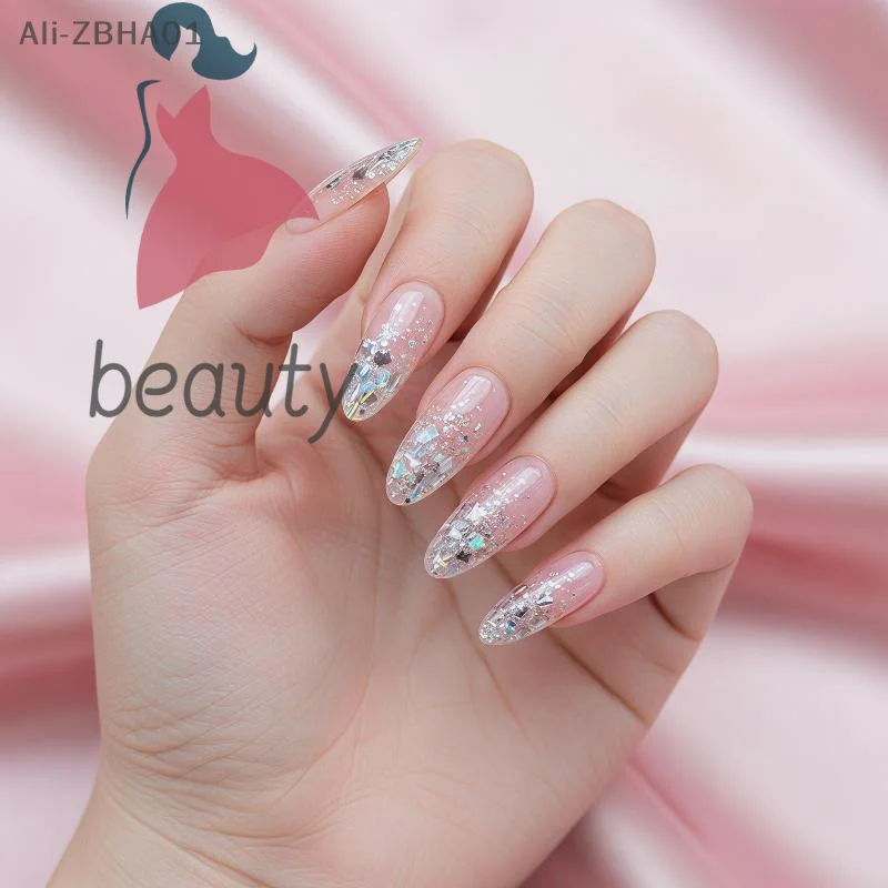 For Salon-Grade Nail And Foot Care Art Powder 1 Jar Of New Glitter Nail Art Sequins Rainbow Aurora Sparkling Sequins Suitable