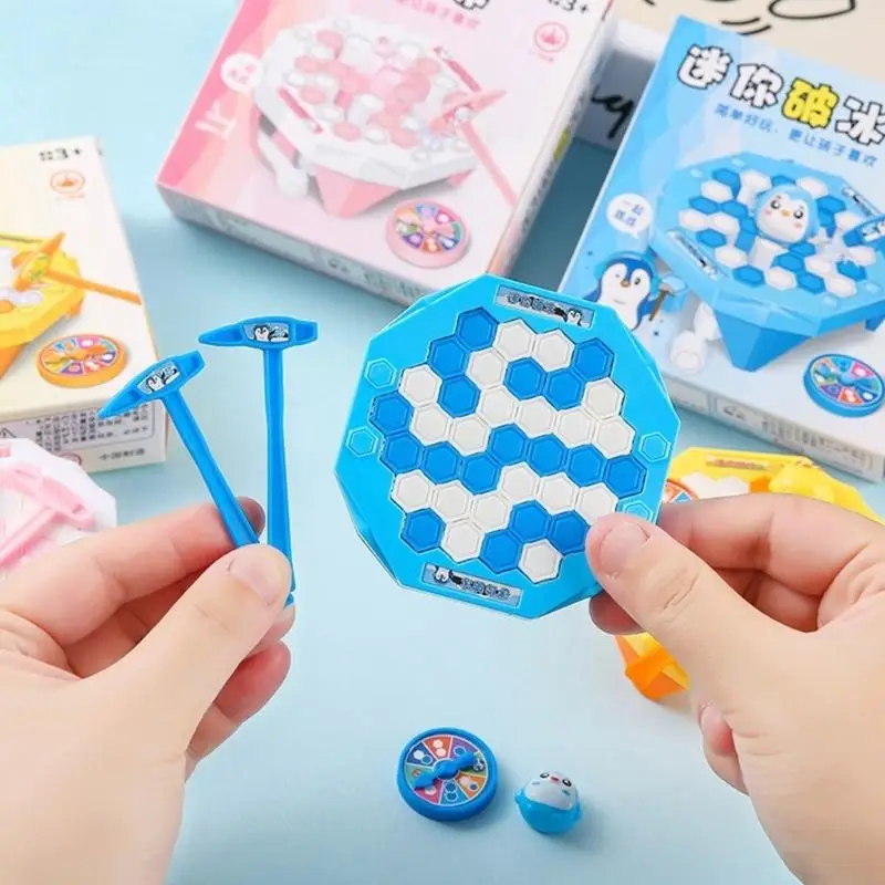 Penguins Knocking Ice Game Funny Desktop Game Stress Relief Toy Enduring JOME