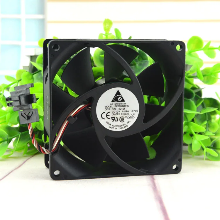 9038 12v 0.5a efb0912hhe Gehäuse 9 cm Lüfter