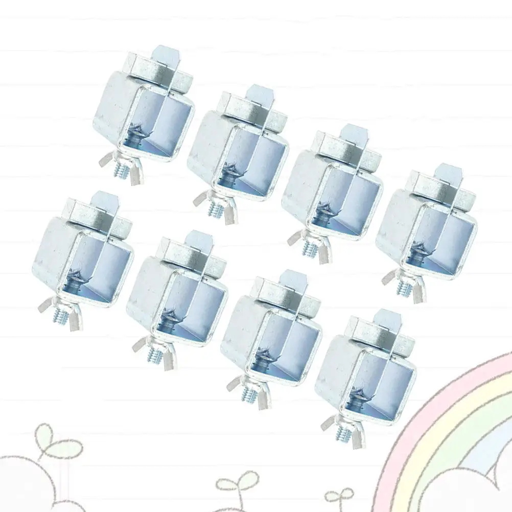 8Pcs Heavy-Duty Anodized Aluminum Butt Welding Clamps Set for Precision Sheet Metal Auto Car Truck Door Panel Gap Control
