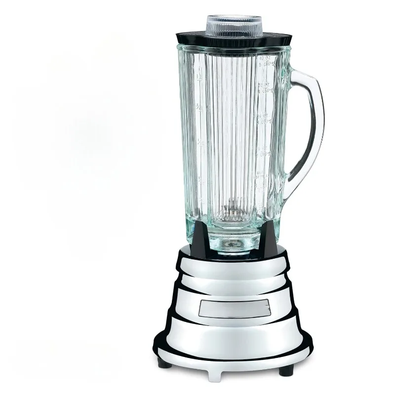 Popular Items Chrome Blender with 40-Ounce Glass Container Silver Easy To Clean Beautiful and Durable Easy To Set Up