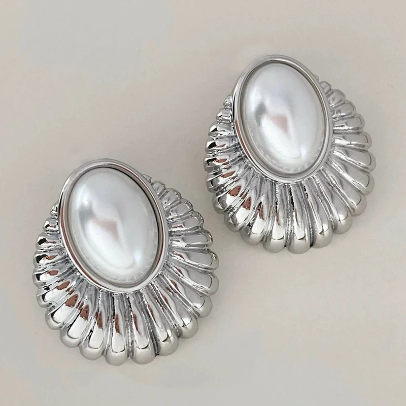 Vintage Geometrische Metall-Clip-On-Ohrringe für Frauen Mode Klassische Schwarze Ohrclips Ohne Piercing Mädchengeschenke Schmuck Bestseller – Detail 10