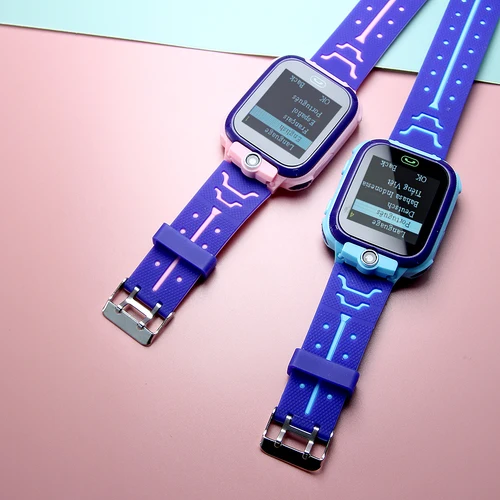 Imagen 2 del producto Reloj de teléfono inteligente para niños, 2G, llamada de emergencia, ubicación LBS con juego de matemáticas, 12 idiomas, Chat de voz, juguetes de reloj despertador impermeable para niños