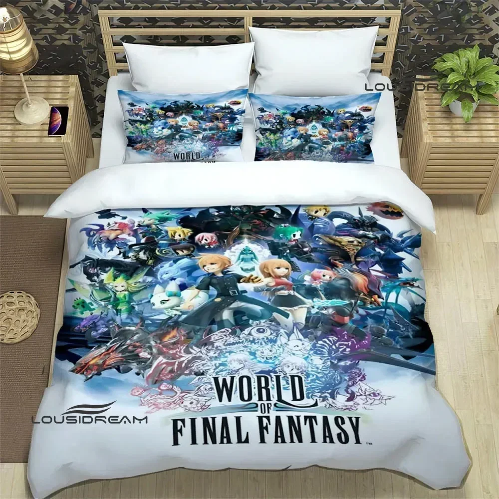 

Luxury New 3D Print Game FINAL FANTASY Print Bedding Sets exquisite bed supplies set duvet cover bed bedding set luxury