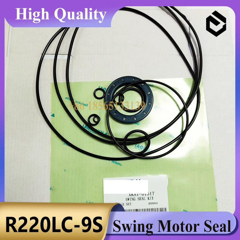 R55-5 R55-7 R60-5 R60-7 R80-7 R110-7 R130-5 R150-7 R150-9 R200W-5 R200-5 R220LC-9S Swing Motor Seal Kit for Hyundai Excavator