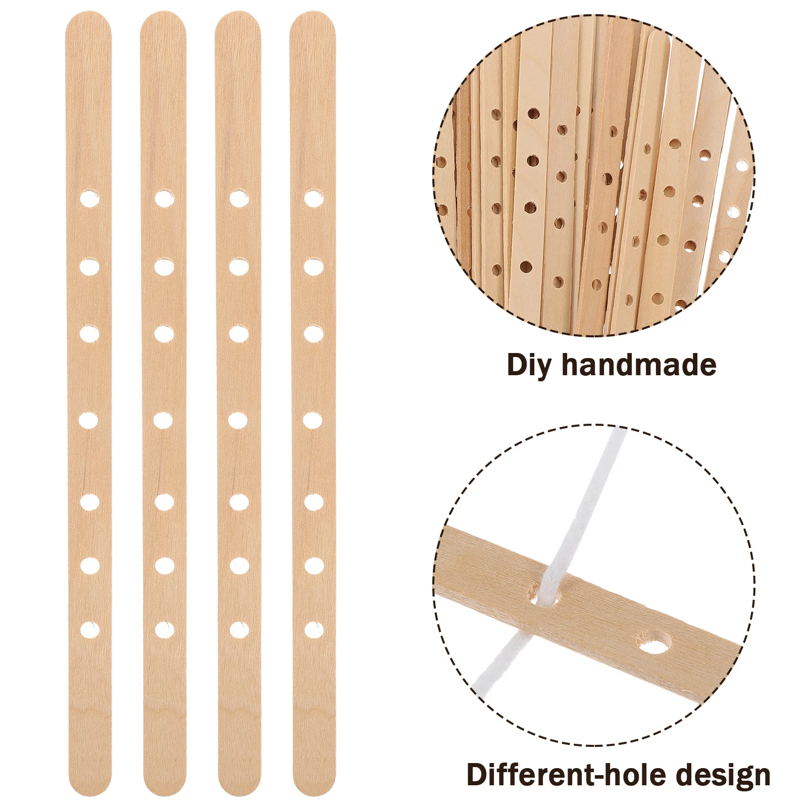 

Wicks Set Wick Holders with Stickers for DIY Candles Abundant Quantity Easy Labeling Handmade Creation Wicks