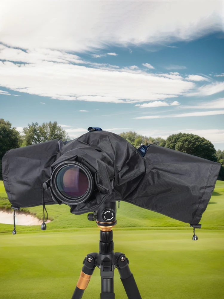 كاميرا مقاومة للماء غطاء المطر معطف واق من المطر حامي الغبار المطر الغطاء الواقي لكانون نيكون سوني باناسونيك فوجي DSLR كاميرا #6